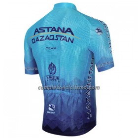 Maglia 2023 Astana Qazaqstan Manica Corta Blu